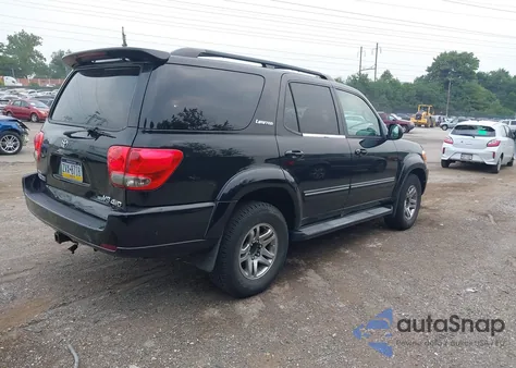 2005 Toyota Sequoia Limited V8 z USA, uszkodzony, nr VIN 5TDBT48A45S247725